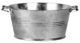 Caldare zincata ovala Kovotvar 16 L cu manere metalice
