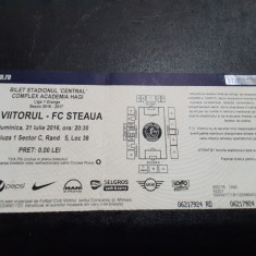 Bilet Viitorul constanta - Steaua