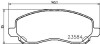 Placute frana Dodge Avenger, Caliber; Jeep Compass (Mk49), Patriot (Mk74) SRLine parte montare : Punte fata