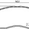 Placute frana Dodge Avenger, Caliber; Jeep Compass (Mk49), Patriot (Mk74) SRLine parte montare : Punte fata
