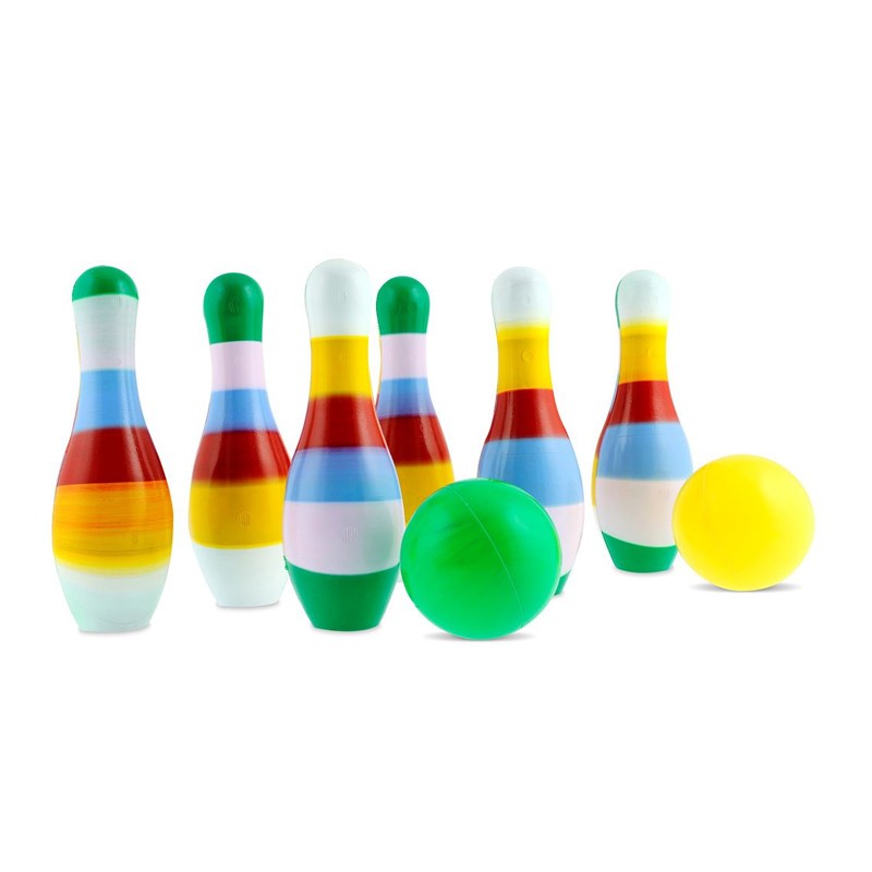 Set de bowling pentru copii, 6 popice, 2 bile, General | Okazii.ro