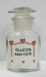 Flacon din sticla pentru farmacie, GLUCOS. ANHYDR.