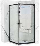 Cabina de dus Rea Space In Black 80x100