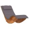 Sezlong 2 buc. Lemn Solid de Acacia Maro - 4