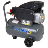 Stager HM2024F - Compresor cu ulei 1500 W 24 l 200 l/min 8 bar
