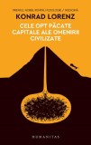 Cele opt pacate capitale omenirii civilizate carte Konrad Lorenz editura filosofie anticariat stare buna