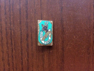 insigna ajvps timis RSR romania hobby vanatoare pescuit model caprioara peste stiuca foto