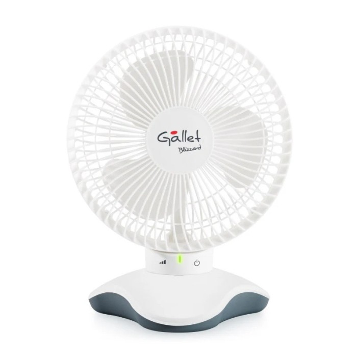 Ventilator de birou Gallet VEN6 Blizzard, 15 cm, 3 viteze, oscilatie, 5 W,