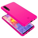 Husa TPU Celly Shock pentru Huawei P30, Roz SHOCK848PK