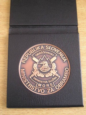 QW5 17 - Medalie - tematica militara - unitate speciala din armata din Slovenia foto