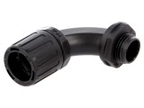 Conectori &icirc;n unghi 90&deg; IP66 Metrică Poliamidă