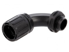 Conectori &icirc;n unghi 90&deg; IP66 Metrică Poliamidă