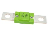 Siguranţă auto 125A, 70VDC, ELED - Dimensiuni 68x16mm