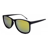 Ochelari de soare Wayfarer Justin verde reflexii - Negru Mat