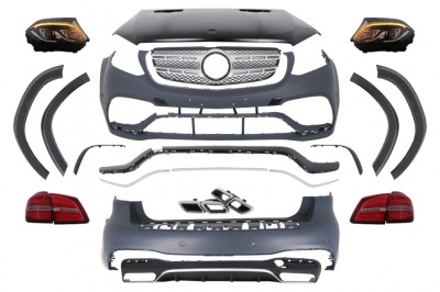 Pachet Exterior Complet Mercedes GL-Class X166 (2012-2016) Conversie la 2016 GL63 Design Performance AutoTuning foto