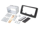 Cadru radio negru 2 ISO pentru Fiat Panda - PER.PIC.