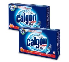 Set 2 Pachete tablete anticalcar, Calgon, 3 in 1 Powerball, 60 buc, Protejeaza masina de spalat