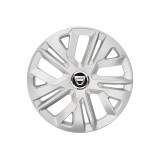 Set 4 Capace Roti 16 inchi (R16) Raven Gri, Compatibile Cu Dacia