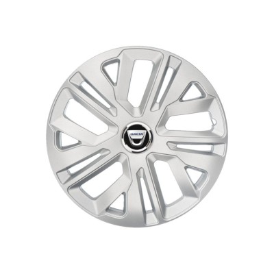 Set 4 Capace Roti 16 inchi (R16) Raven Gri, Compatibile Cu Dacia foto