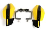 Handguard &ndash; Apărători de M&acirc;nă Galbene - compatibil Montaj universal: pentru ghidoane de 7/8" (22 mm) și 1 1/8" (28 mm)