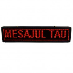 Reclamă luminoasă LED profesională 135x20cm - ideală pentru spații comerciale