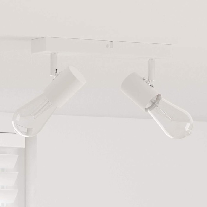 vidaXL Spot de tavan Alb 26 x 6.5 x 11.5 cm Oțel