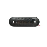Lampa laterala gabarit slim LED 12-24V, galben fumuriu 83x27mm Breckner Germany