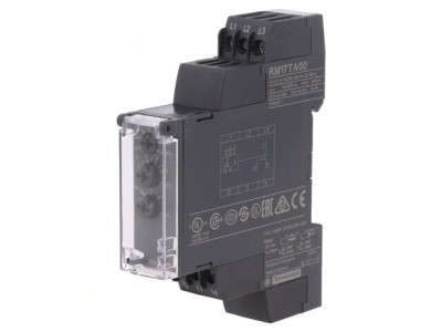 Releu Monitorizare Tensiune Șină DIN IP30 RM17TA00 foto