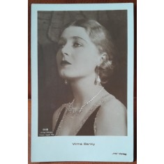 Carte postala, Vilma Banky, actriță de film mut maghiar-american, 1901-1991
