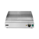 Cumpara ieftin Gratar electric HENDI Profi Line suprafata integrala striata, 550x380x(H)240 mm, inox, potrivit si pentru uz profesional