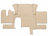 Cumpara ieftin Covorase camion, pentru MAN TGX, cutie automata, doua sertare, piele ecologica, captusite, calitate de lux, bej