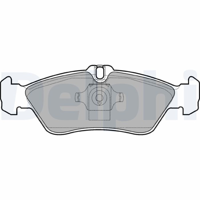 DELPHI LP1596 set placute frana,frana disc