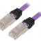 Cablu Patch S/FTP TX6A 10Gig LSZH Violet 1m