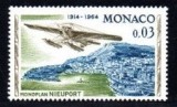 C1548 - Monaco 1964 - Aviatie 1/16 neuzat,perfecta stare, Nestampilat