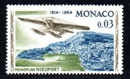 C1548 - Monaco 1964 - Aviatie 1/16 neuzat,perfecta stare foto