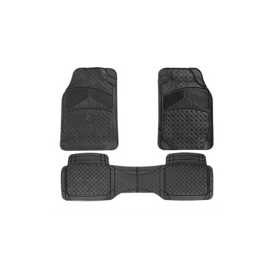 Set covorase auto din cauciuc Streetwize Canberra negre universale, 3 buc. AutoDrive ProParts foto