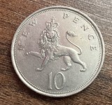 C50 - Moneda foarte veche - Anglia - 10 new pence - 1970