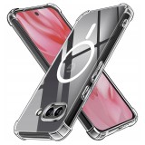 Husa Google Pixel 9a Techsuit Shockproof Clear Silicone MagSafe, transparenta