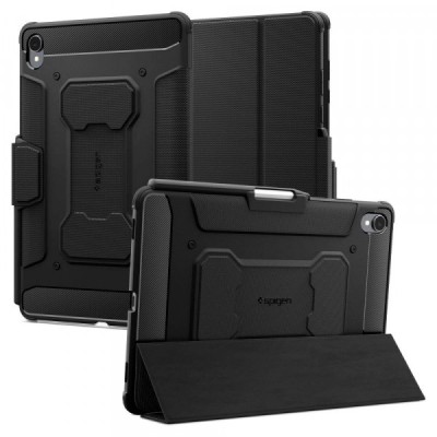 Husa pentru Samsung Galaxy Tab S11, Spigen, Rugged Armor Pro, Neagra foto