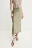 Marella fustă NO culoarea verde, maxi, evazati, 2513101055200
