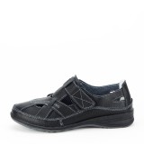 Balerini piele naturala Liliana negrii M5, 37, Negru