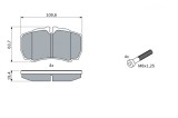 Placute Frana Disc Bosch 0986424750 Iveco Set Nou