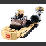 Set constructie Sluban Army, Barca de Asalt 8-in-1, 73 piese, multicolor