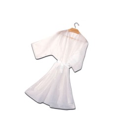 Kimono protectie vopsea din TNT alb