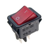 Intrerupator CR 34x31x25mm 16A 250Vac rosu neon