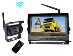 Kit marsarier wireless cu camera si display de 9&amp;quot; 12v~24v, k610w pentru camioane, autocare, bus-uri Tuning-Shop foto