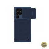 Husa pentru Samsung Galaxy S22 Ultra 5G S908 Nillkin Textured S Bleumarin