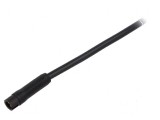 Conector circular PIN 3 cu manșon și cabluri IP40