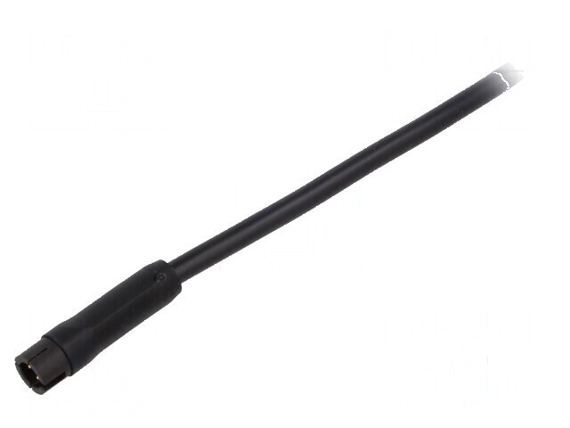 Conector circular PIN 3 cu manșon și cabluri IP40