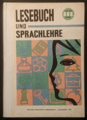 rar Manual Scolar LIMBA GERMANA pt Romani Clasa a III-a CARTE de CITIRE 207 pag ilustrat +16 planse 1969 Edit Didactica RSR CARTONAT Stare foarte buna